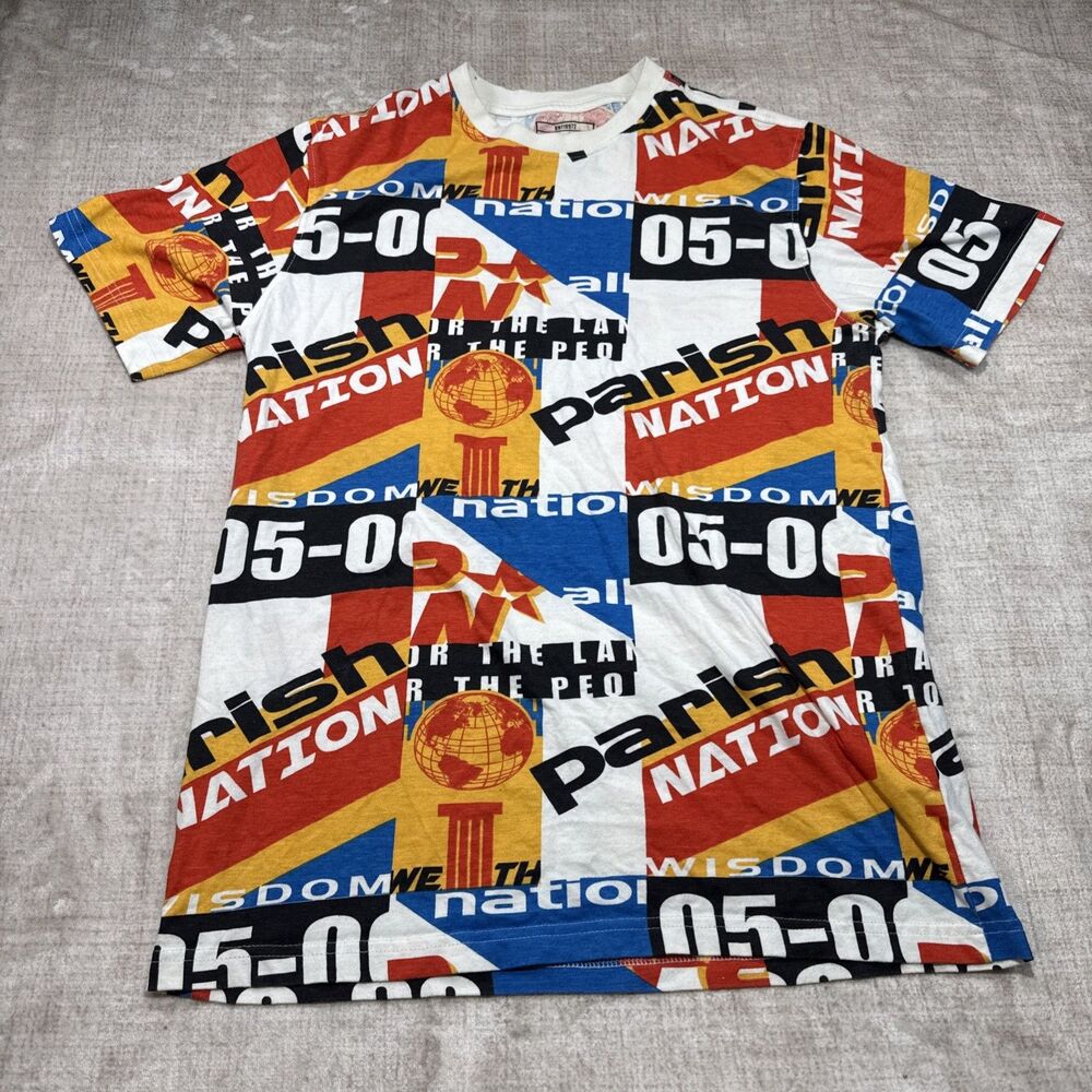 Parish Nation Orange Renegades Rebels Graphic Cotton T-Shirt Men’s Size XL